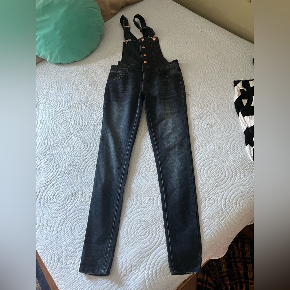 Denim overalls